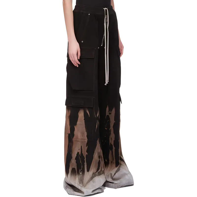 Rick Owens DRKSHDW Denim Double Cargo Jumbo Belas Black/Terra-1