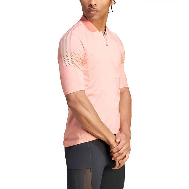 Adidas Cycling T-Shirts Men Pink-3