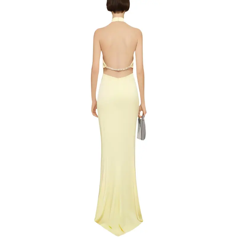 GIVENCHY FW22 Sleeveless Dress Women's Yellow-3