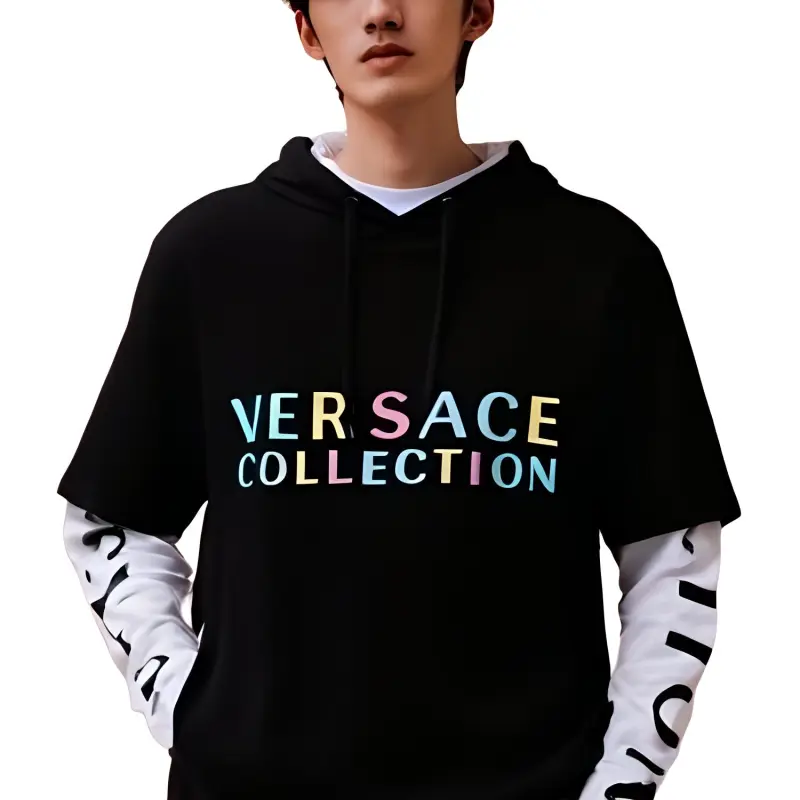 VERSACE T Shirts Men Black-1