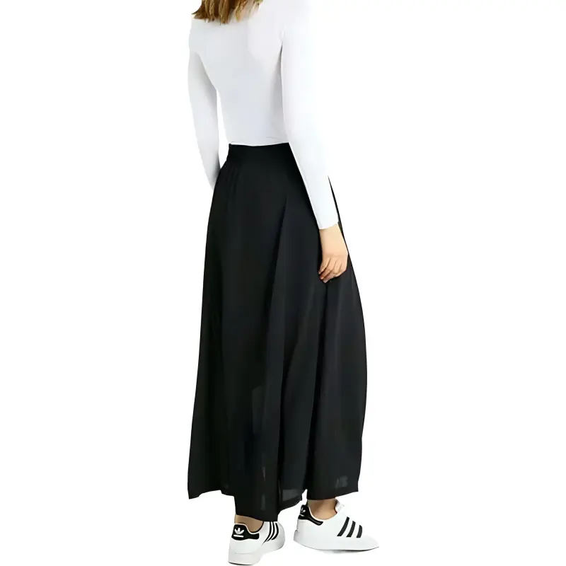 Adidas Originals EQTLONGSKIRT Casual Long Skirts Women's Black-2
