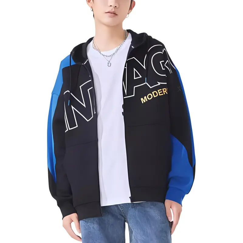 XTEP Vitality Series Sweatshirt Men's Jet Black/Phantom Blue-2