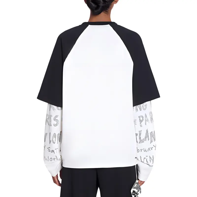 Lanvin X Future Long Sleeved Print T shirt-8