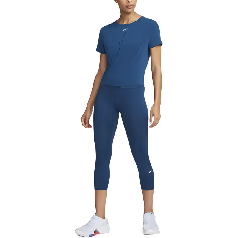 Nike T Shirts Women's Violet Blue-2