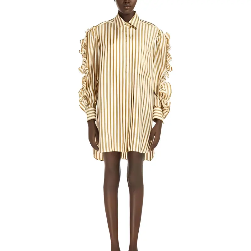 MaxMara Manna Striped Dress-1