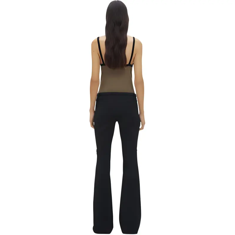 COURREGES SS24 CONTRAST V NECK TANK TOP Camisole Women's Camouflage Green/Green Camouflage-2