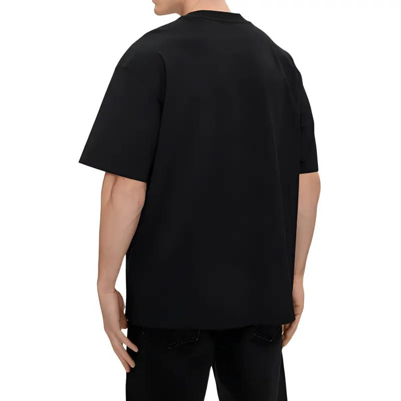 HUGO BOSS Photograph print Cotton T shirt-4