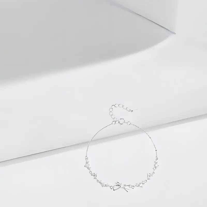 LUCA Sterling Silver Bracelets Unisex Gift Box #-4