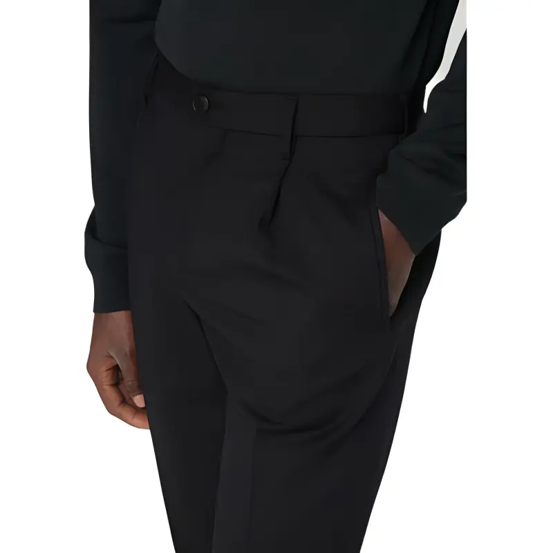 INCOTEX Casual Pants Men's Black-4