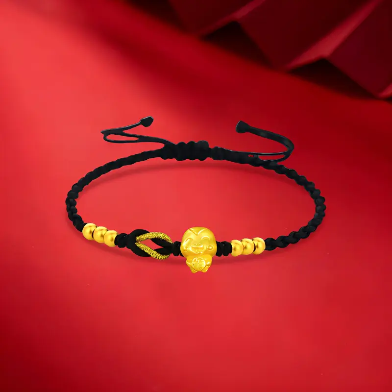 SINO GEM Gold Bracelet Unisex-11