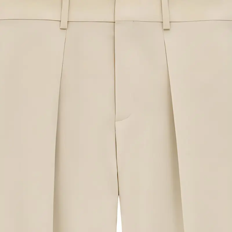 SAINT LAURENT Wool silk Trousers-4