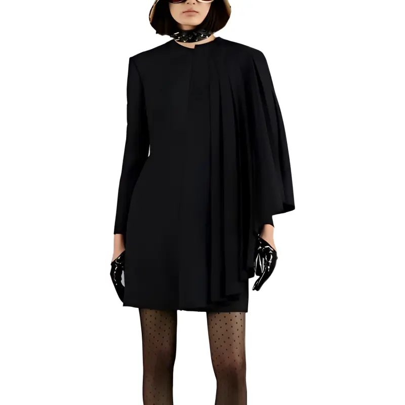 GUCCI Long Sleeved Dresses Women's Black-1