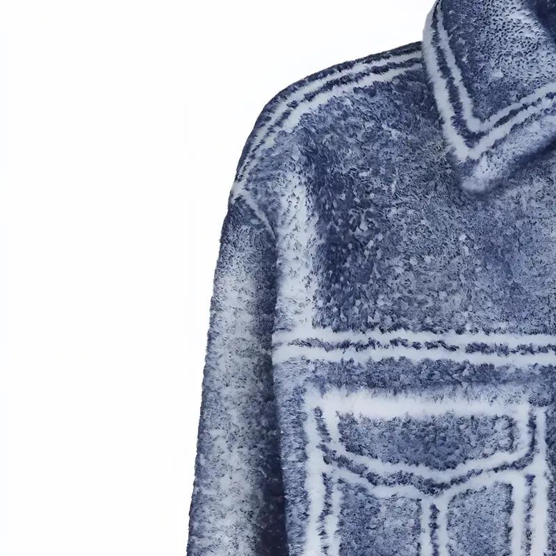 FENDI Leather Jackets Men Blue-3