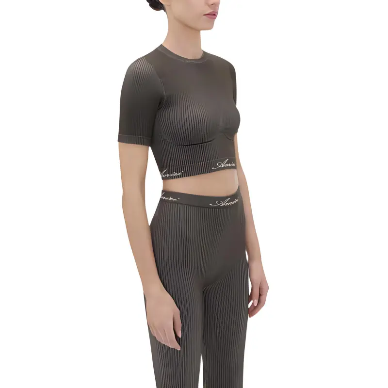 AMIRI Regular T Shirt Women's Brown-3