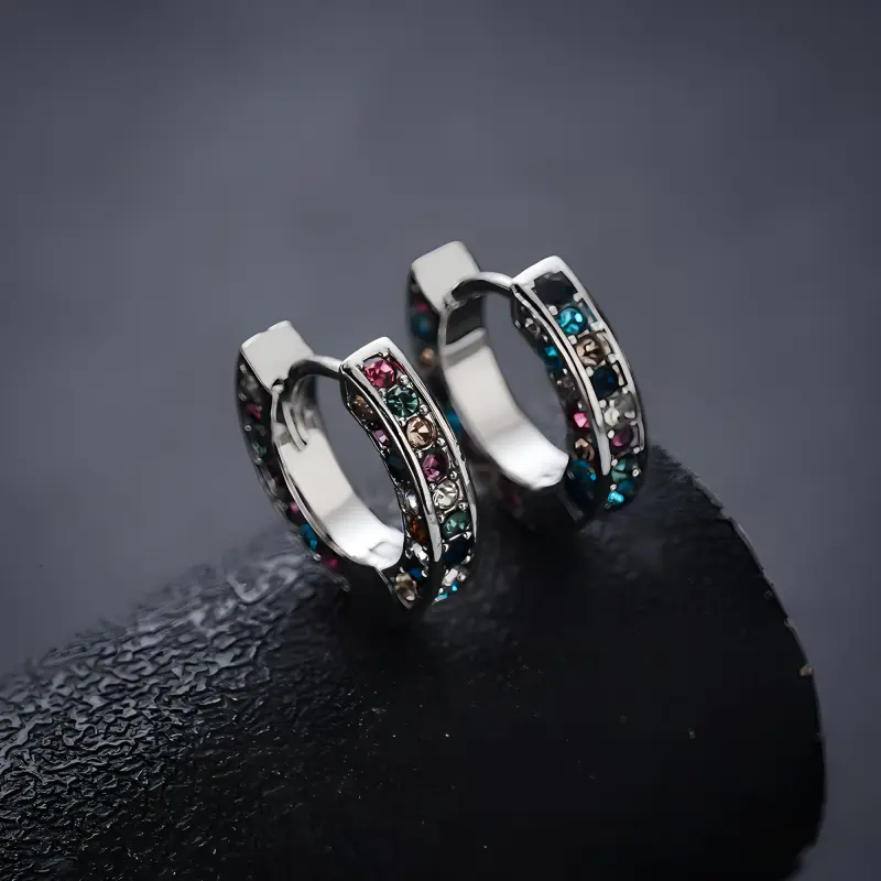 AKAK Titanium Steel Earrings Unisex-5