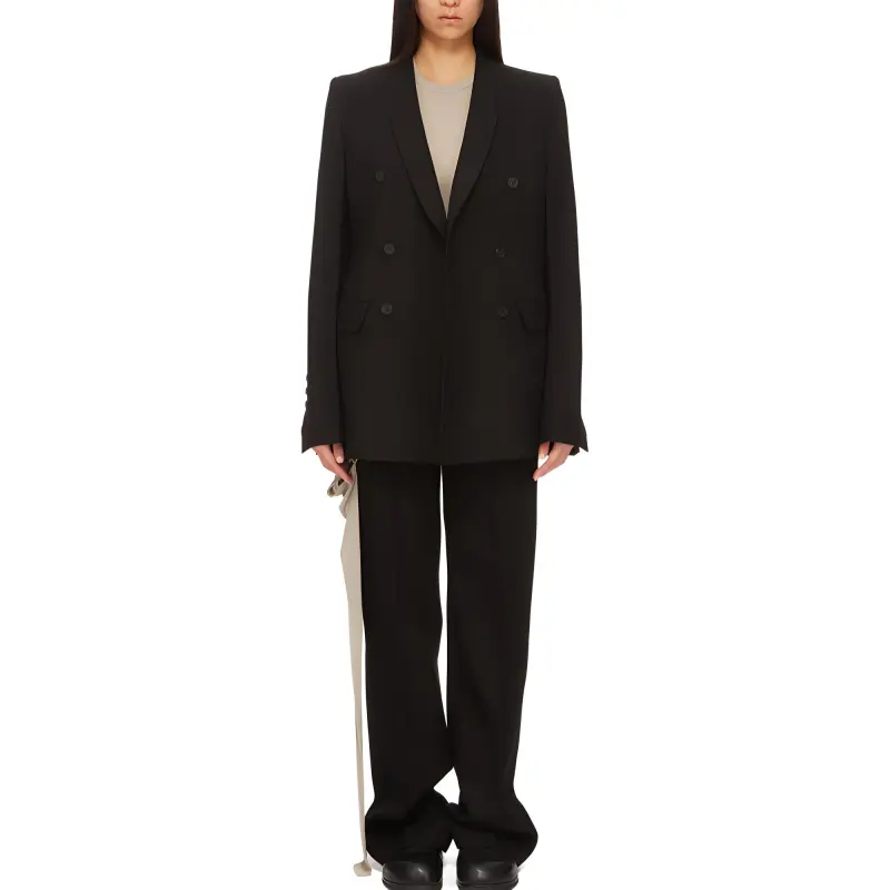 RICK OWENS Double Breasted Jacket-3