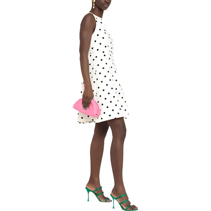 Valentino Sleeveless Dresses Women's White-3