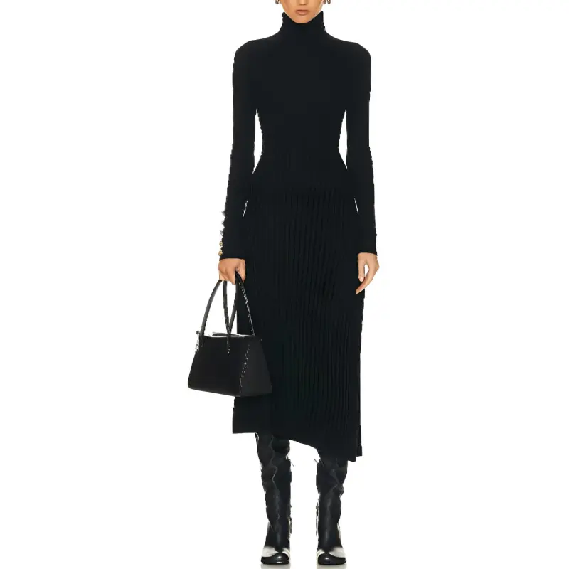 A.L.C. Long-Sleeved Dresses Women's Black-1