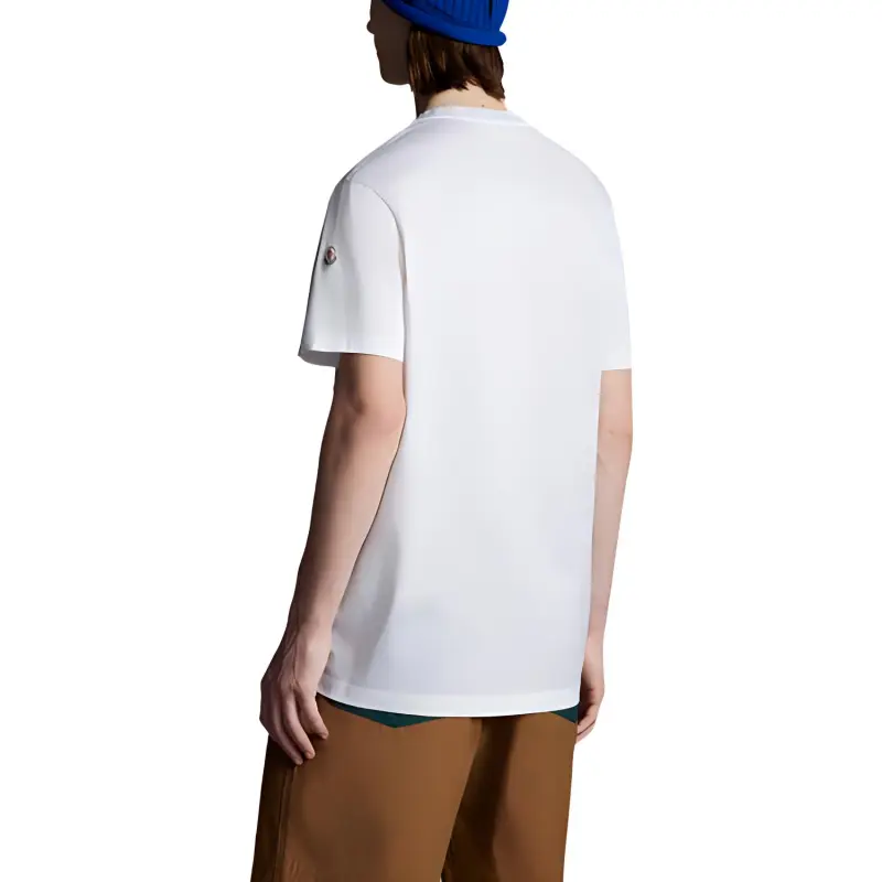 Moncler T Shirts Men White-2