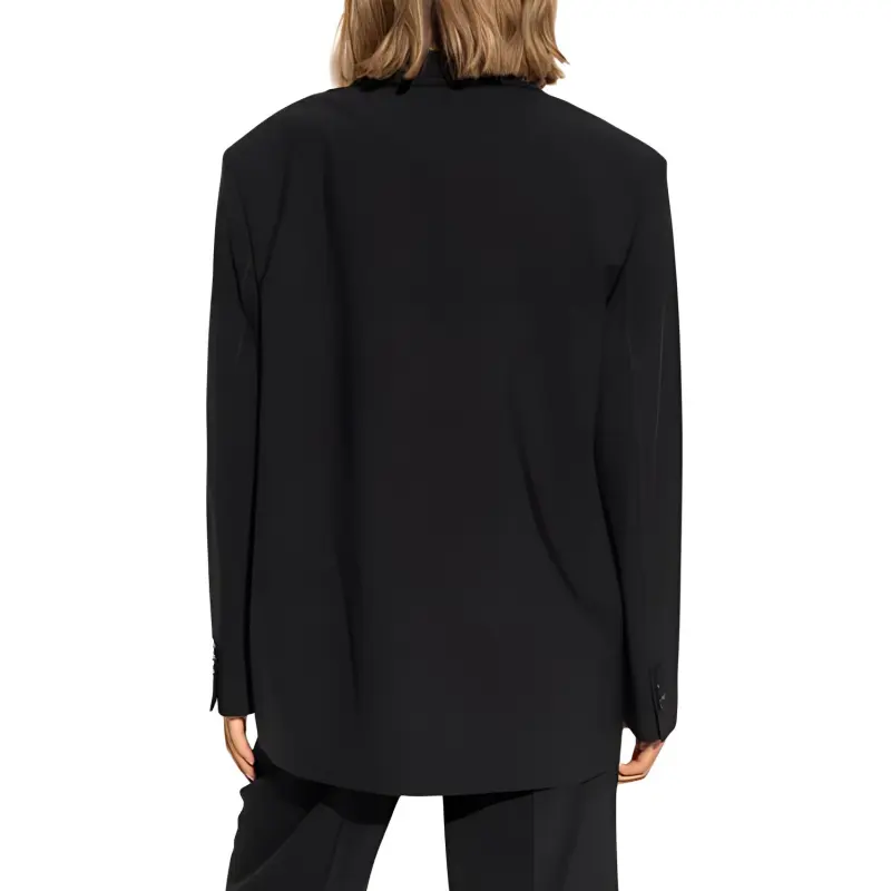 MARNI Logo Patch Single Breasted Blazer-3