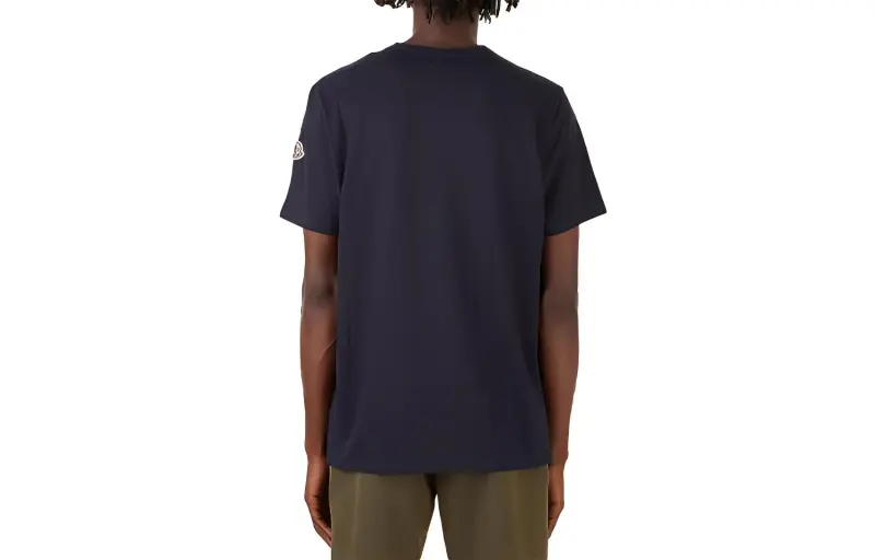 Moncler T Shirts Men Dark Blue-1