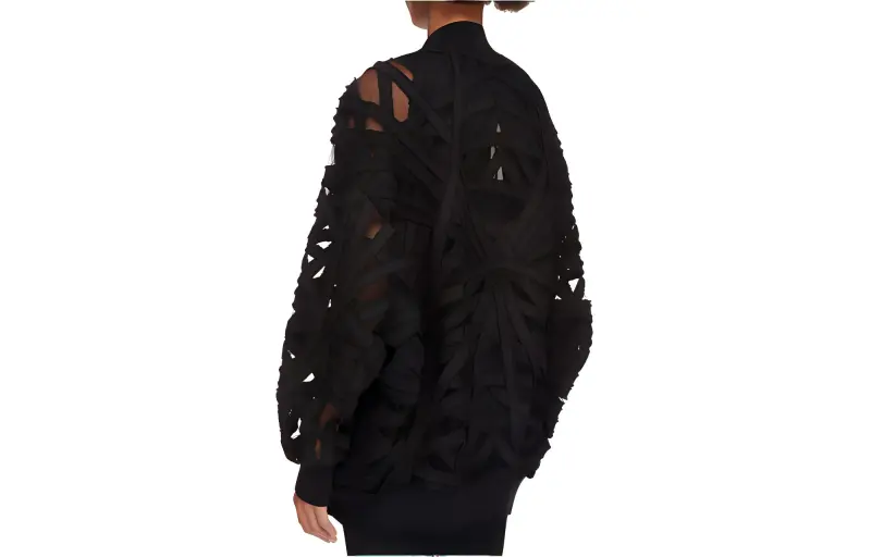 RICK OWENS Peter Cut Out Detailed Flight Jacket-1