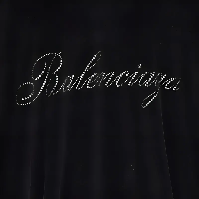 Balenciaga Embellished Logo Zipped Hoodie-4