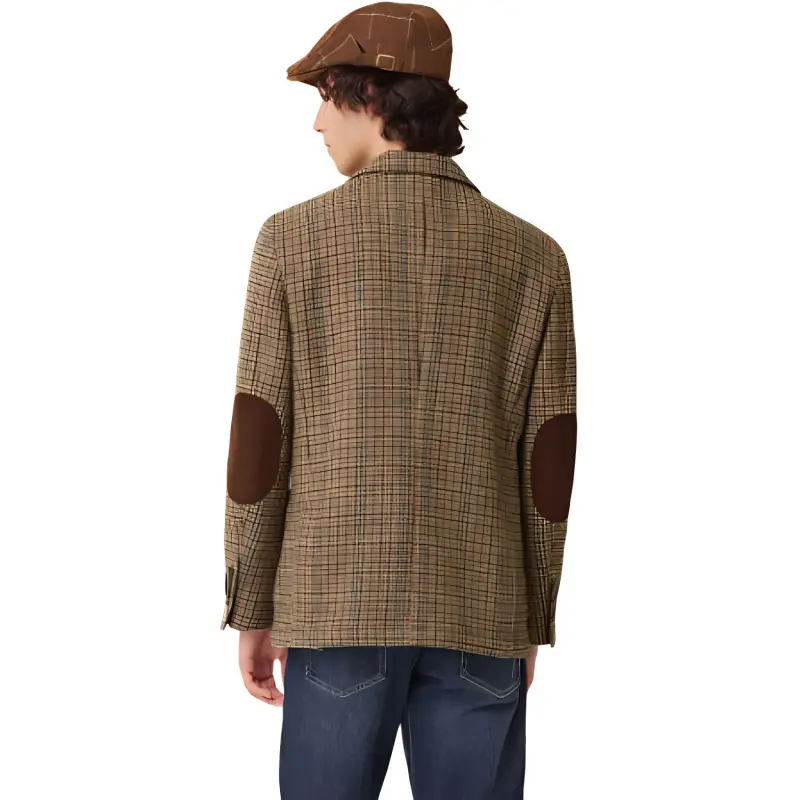 HAZZYS Business Suit Men's Brown-2