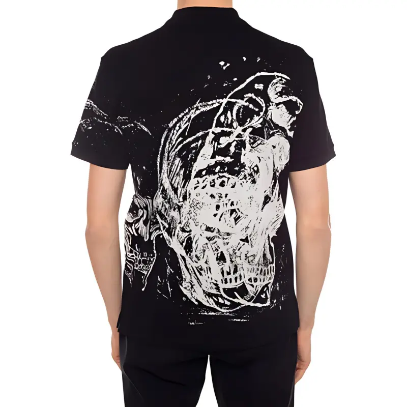 Alexander McQueen Polo Shirts Men Black-2