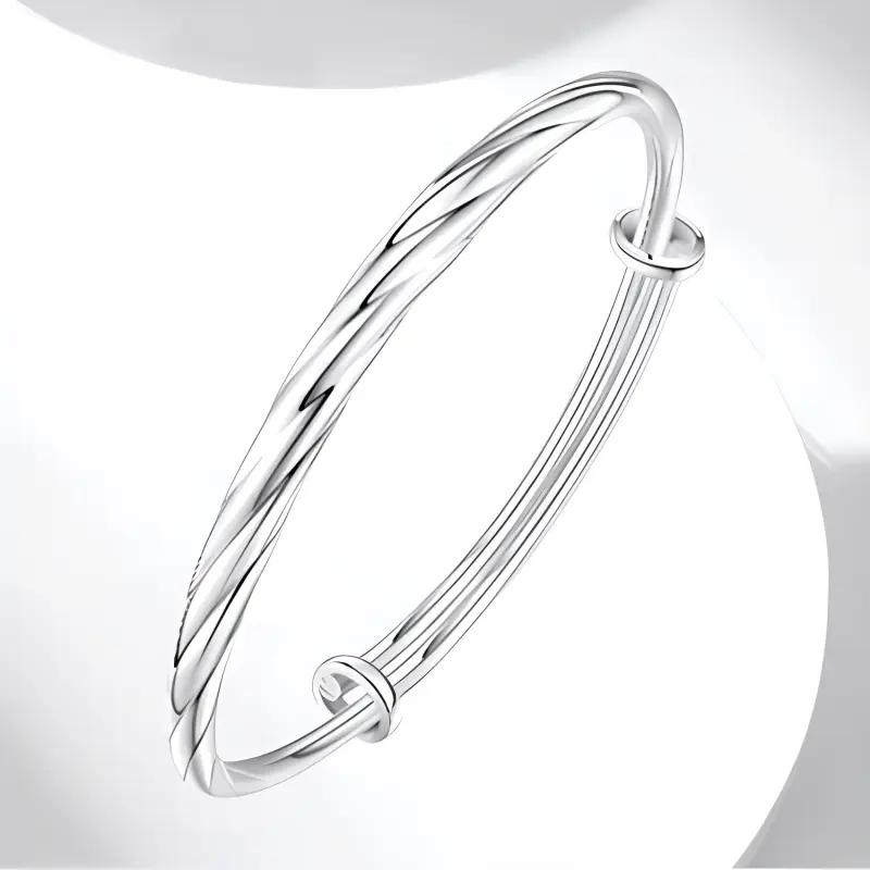 Datang Guoding S 999 Fine Silver Sterling Silver Bracelets Women's-1