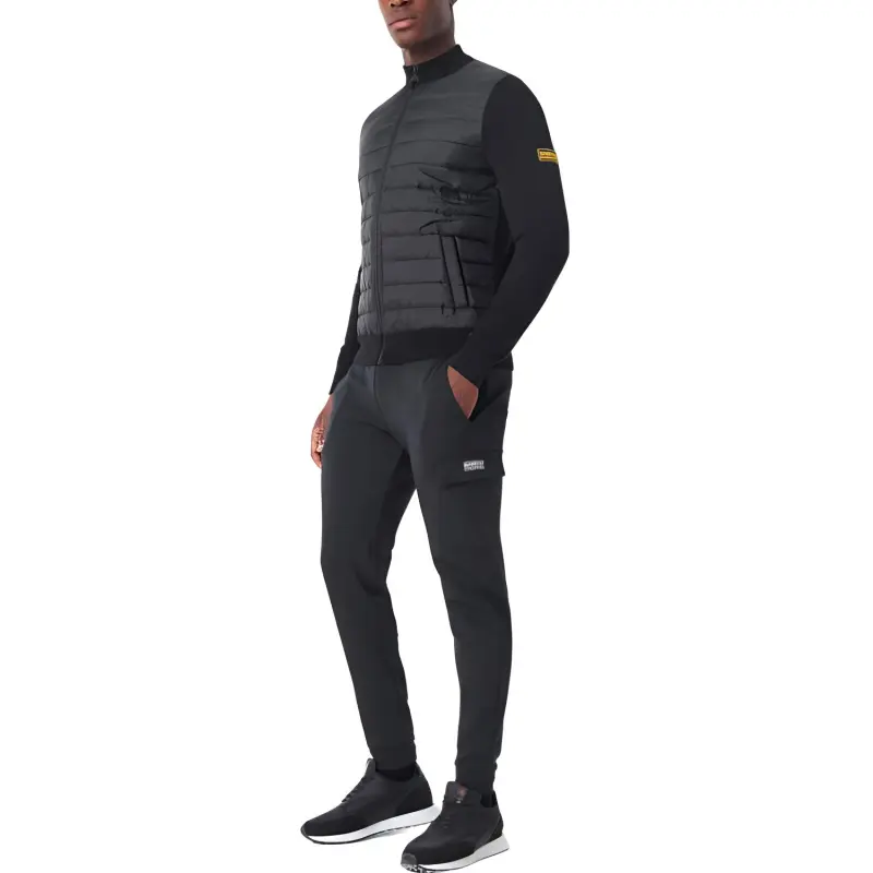 BARBOUR B. Intl Legacy Barrier Zipper Jackets Coats Men's Black-1