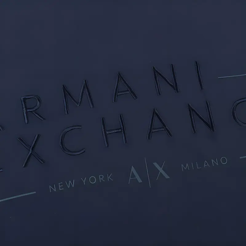 ARMANI EXCHANGEAE SS24 T Shirt Men's Navy Blue-6
