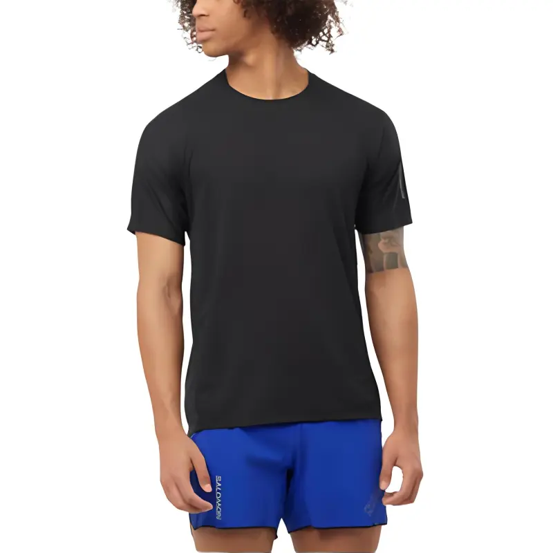 SALOMON SENSE AERO T-Shirt Men's Pitch Black-1