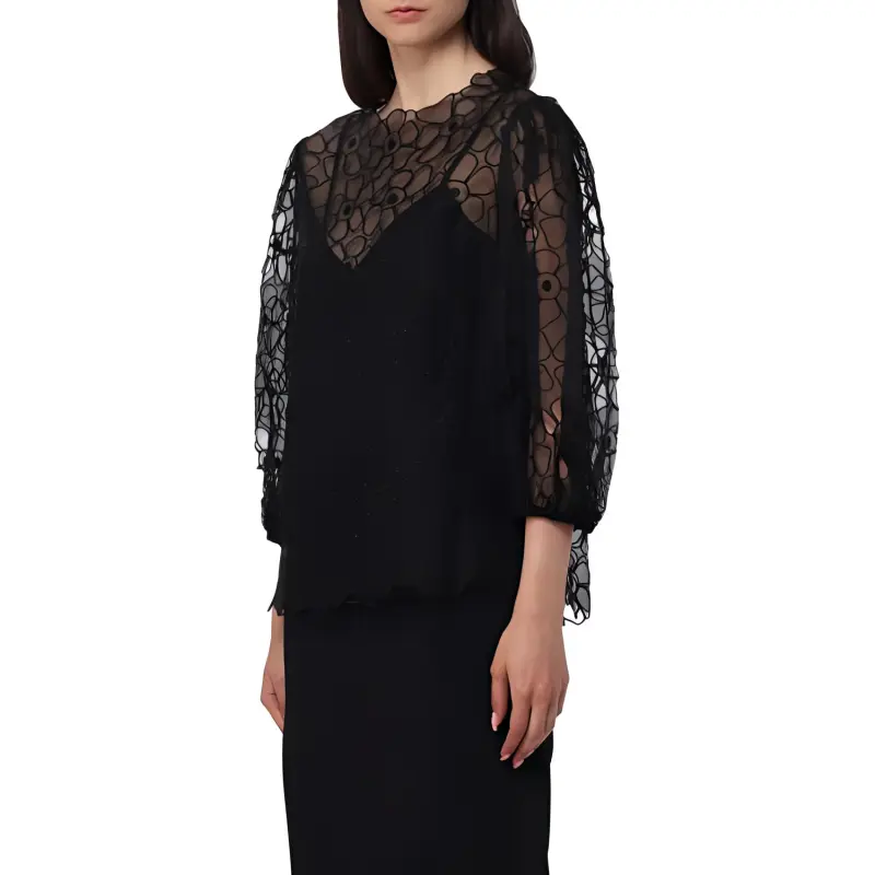 RED VALENTINO T Shirt Women's Black-3