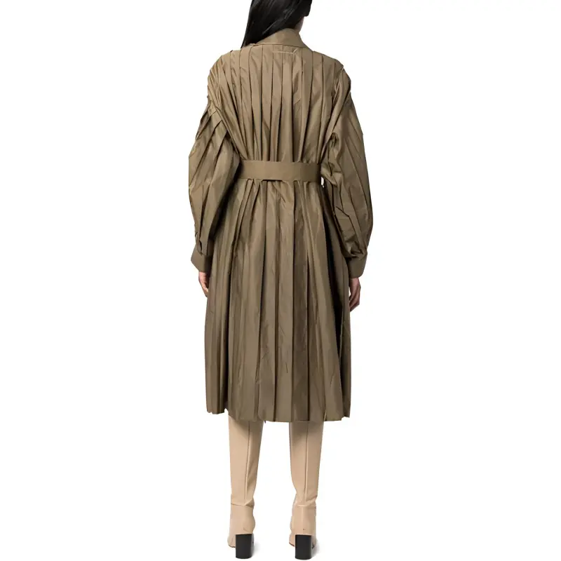 MM6 Maison Margiela Coats Women's Khaki-3