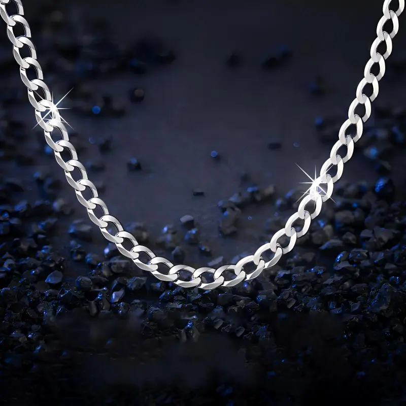 Happy Tide S 999 Fine Silver Necklaces Unisex-3