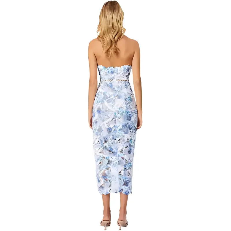 ELLIATTCOLLECTIVE Sleeveless Dress Women's Blue-1