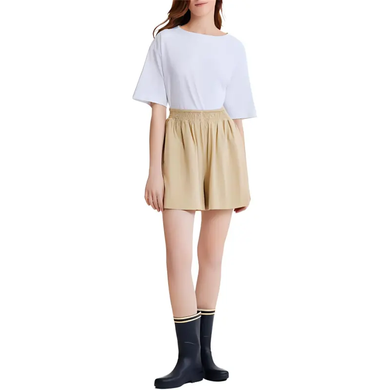 AIGLE Casual Shorts Women's Apricot Rattan-2