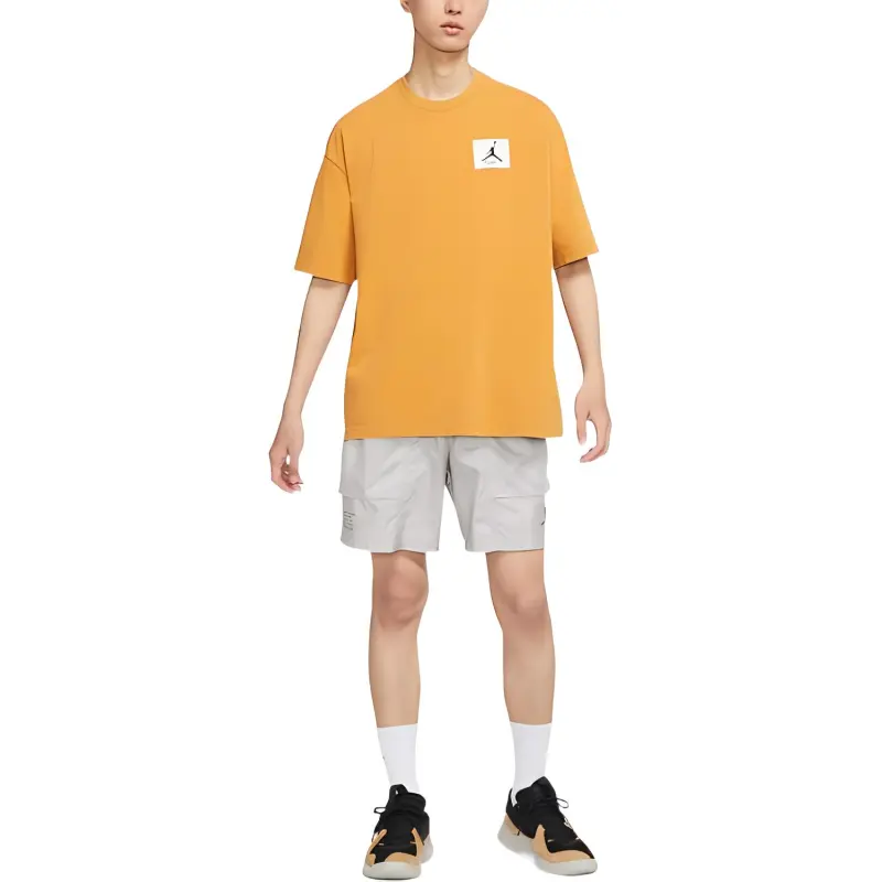 Jordan FW22 T Shirt Men's Spicy Sauce Yellow-2