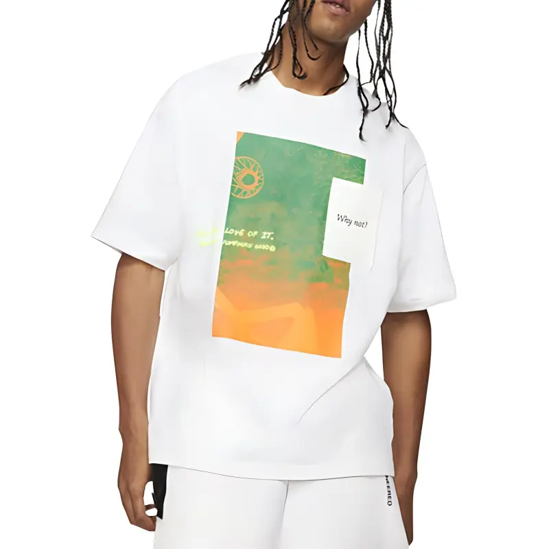 Jordan Why Not T Shirts Men White-2