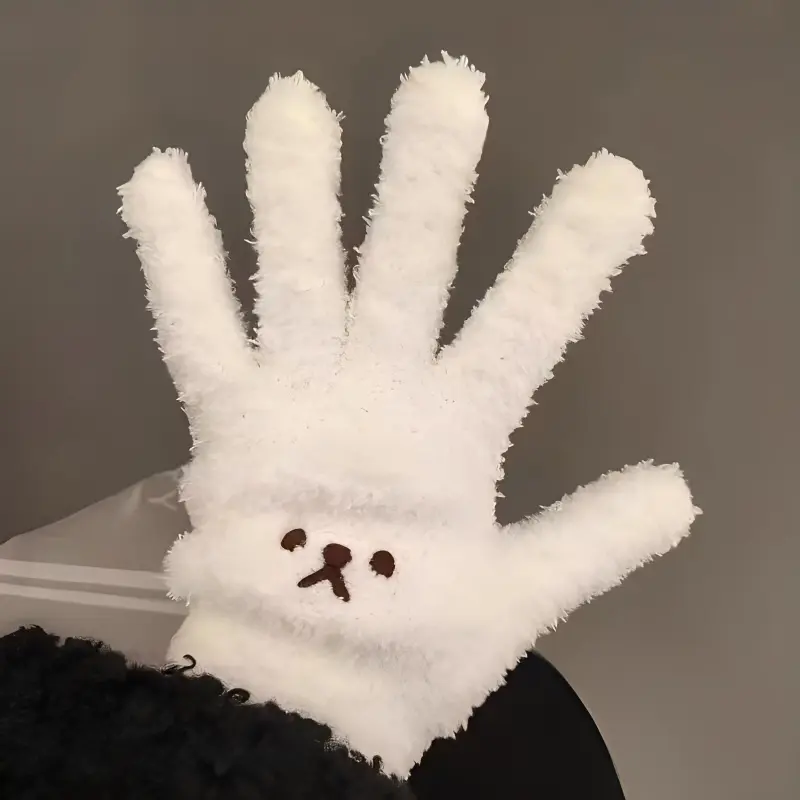 Ai Jiawei Polyester Mittened Knit Glove Unisex-5