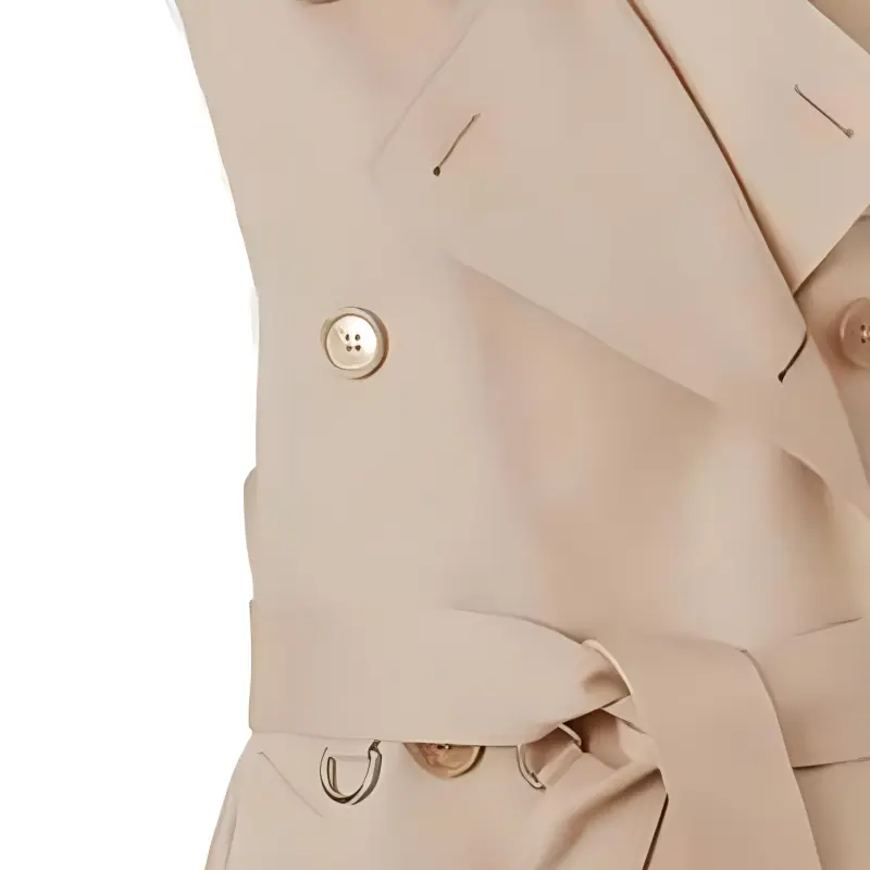 Burberry Trench Coats Women's Brown-3
