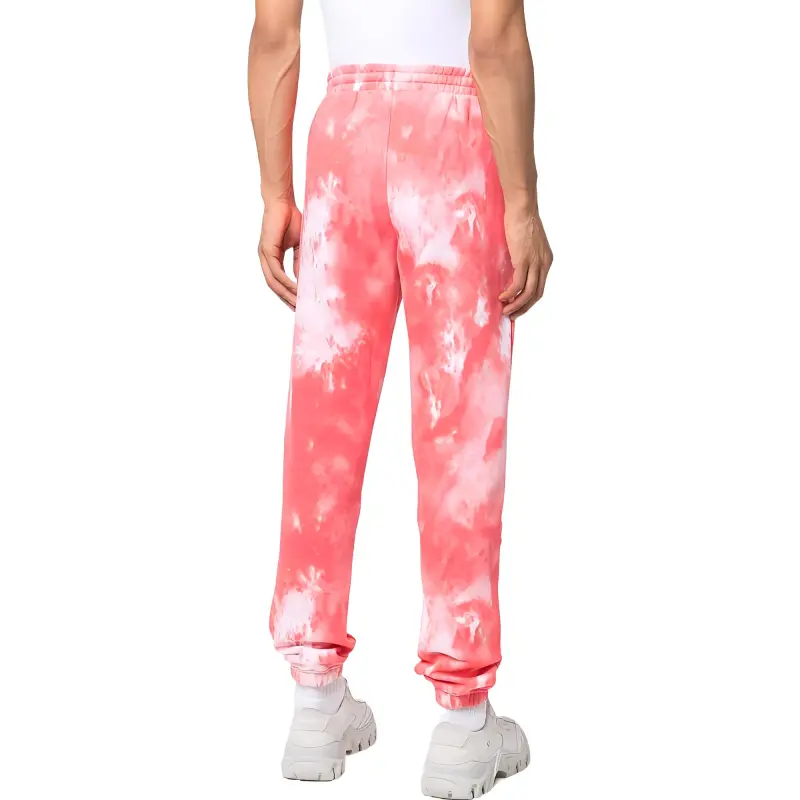 Adidas Knitted Sweatpants Men Pink-1
