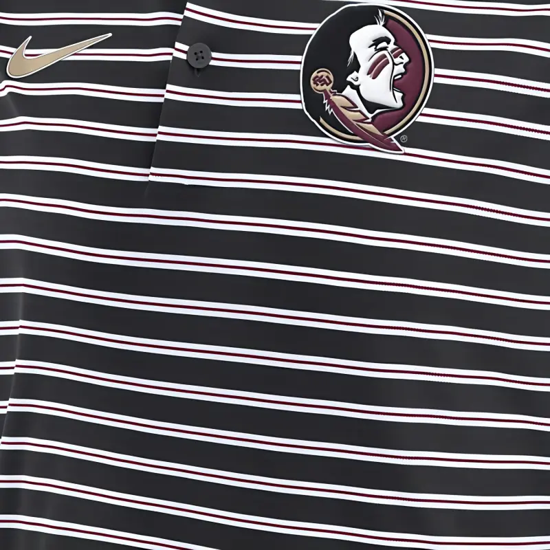 Nike Florida State Seminoles Primetime Victory Striped Men's Nike Dri FIT College Polo-2