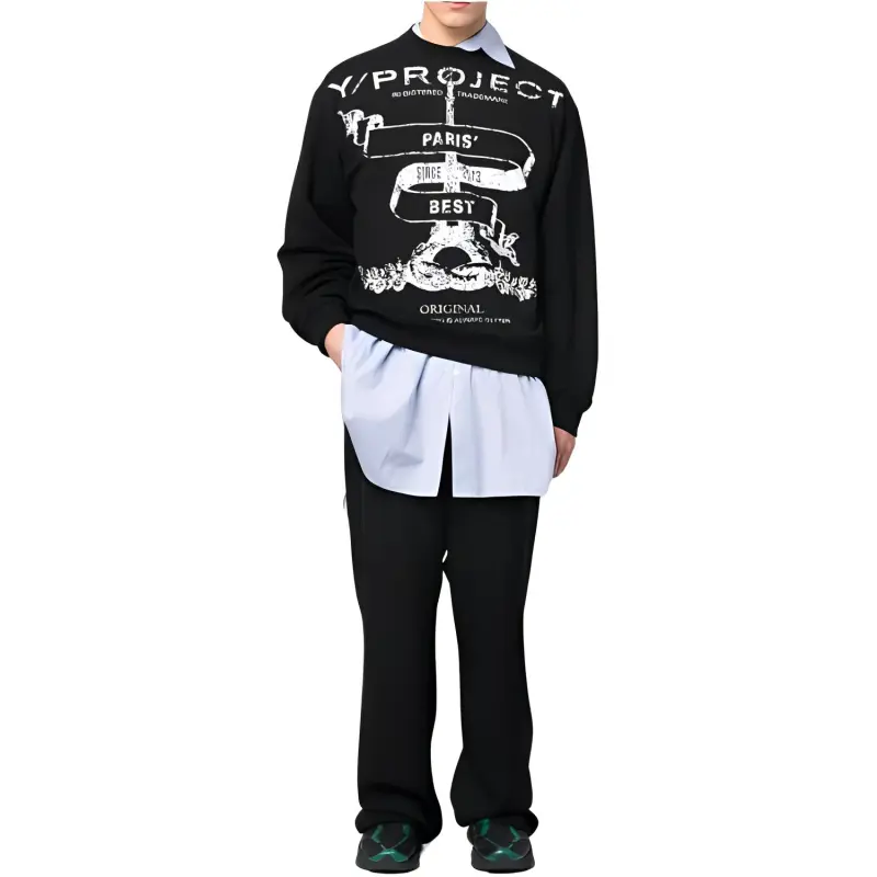 Y/Project Sweatshirts Men Black-4