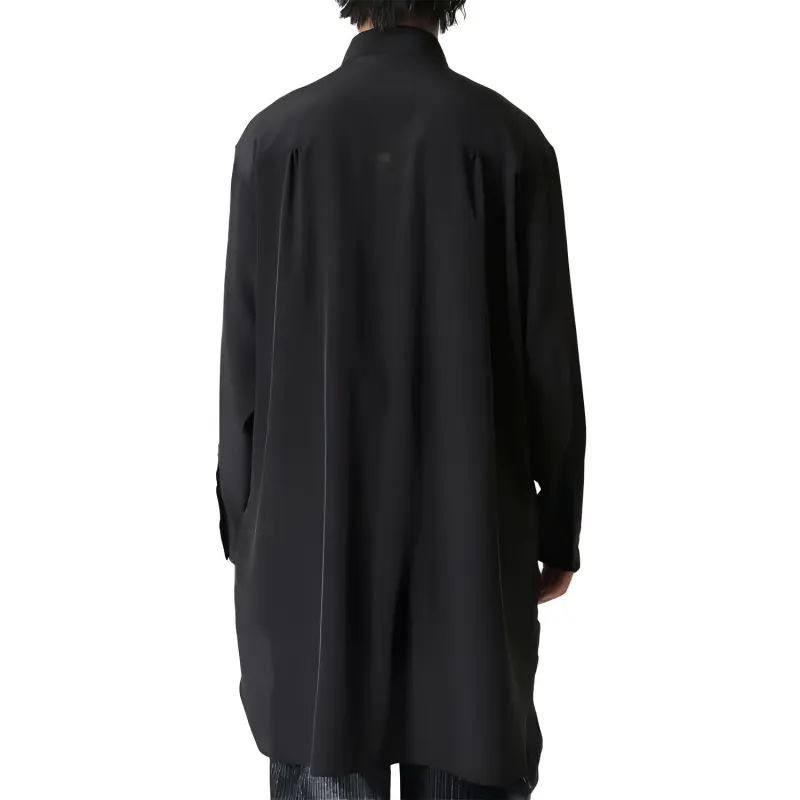 Yohji Yamamoto Graphic Printed Oversized Shirt-2