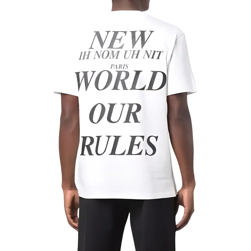 IH NOM UH NIT T Shirts Men White-4