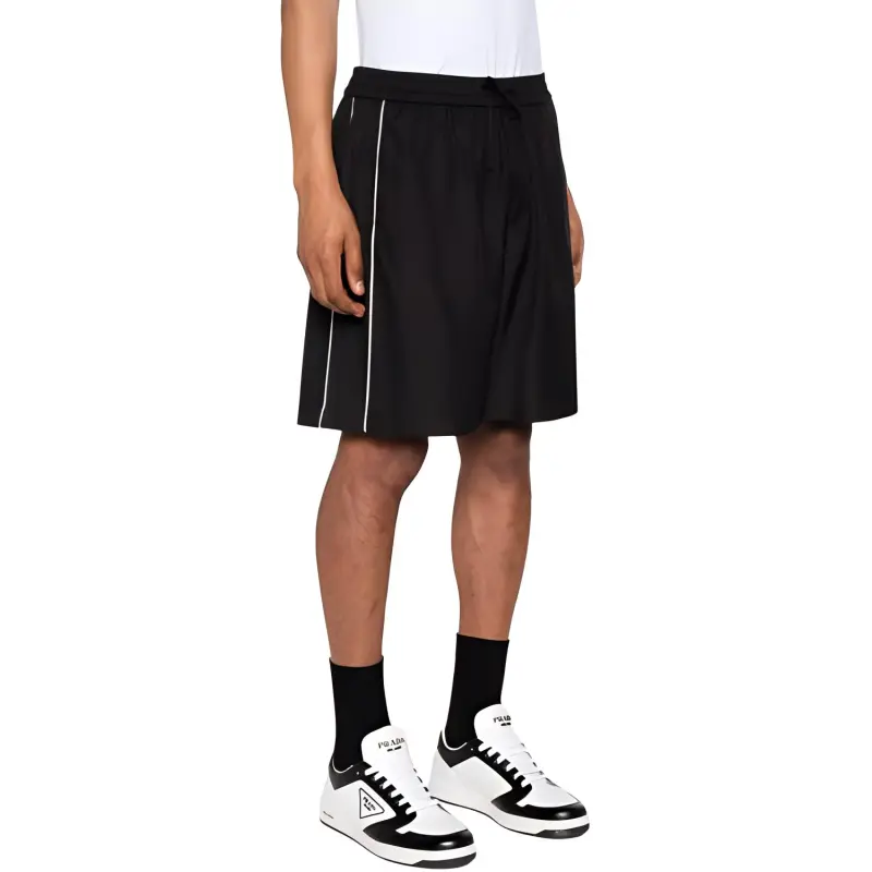 Valentino Side Stripe Drawstring Shorts-3