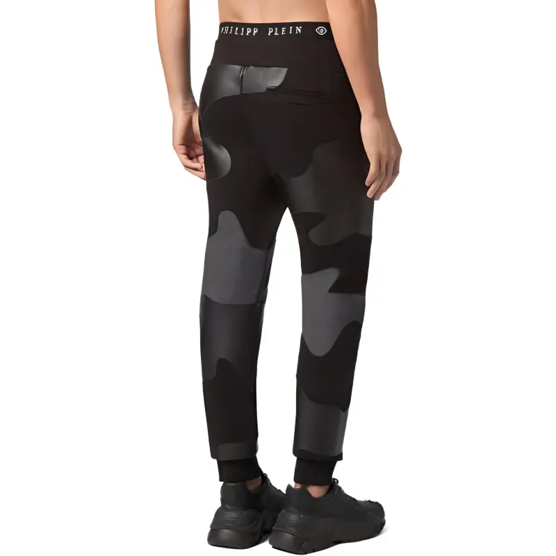 PHILIPP PLEIN Knitted Sweatpants Men Black-2