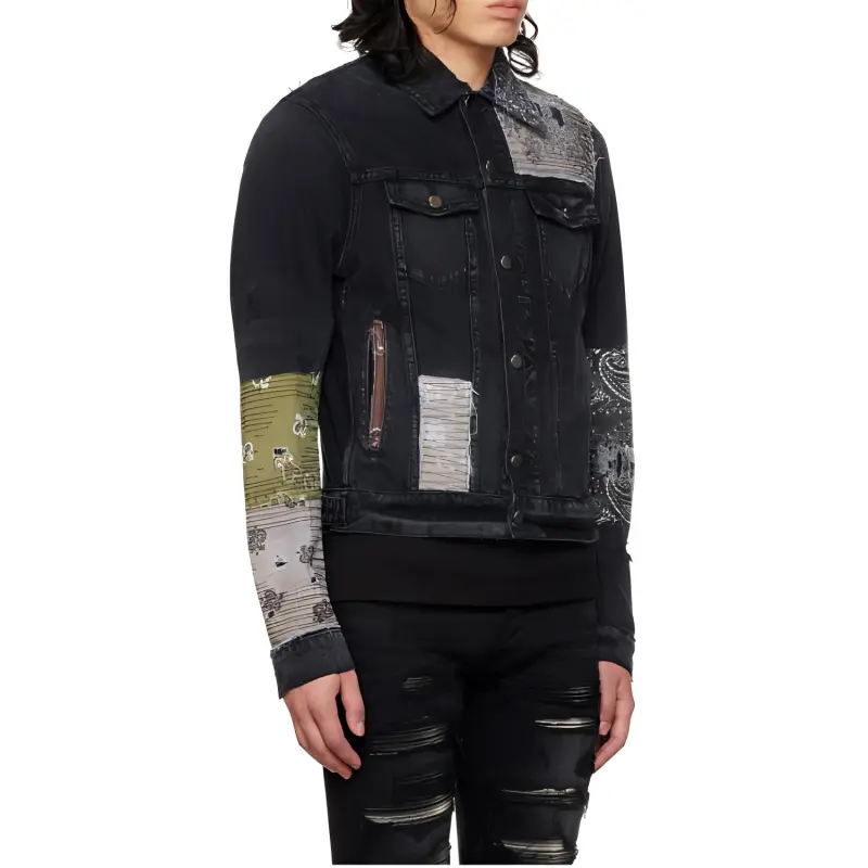 AMIRI Denim Jackets Men Black-3